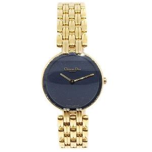 Dior Bagbeera D44 154 Women's Watch Black GP Quartz.